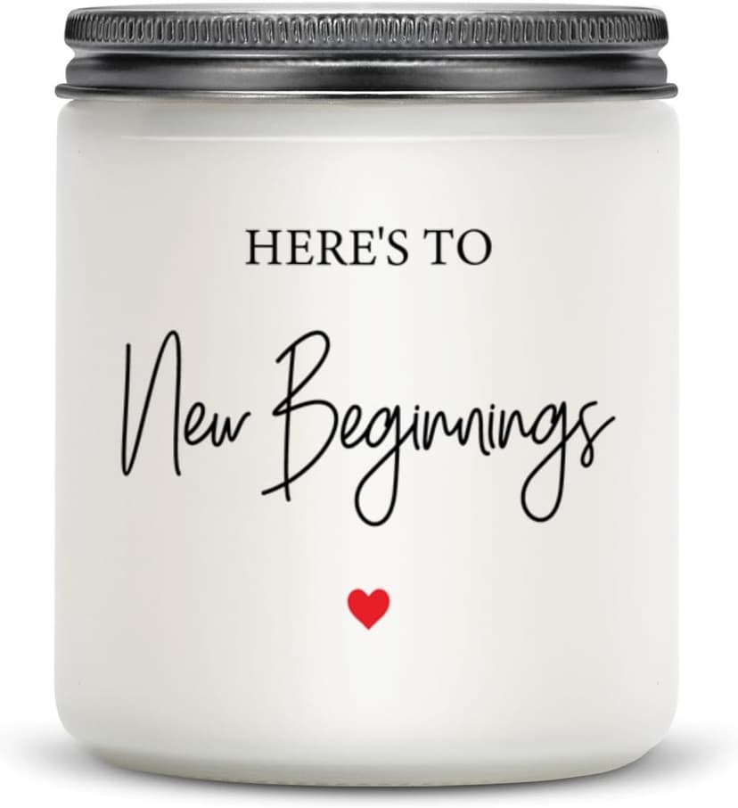 New Beginnings Gifts for Women Going Away Gifts for Coworkers Women Leaving Farewell for Coworkers Moving Away for Friends Divorce Housewarming Scented Candles Lavender
