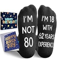 HAPPYPOP Birthday Gift Ideas - Socks for Senior Women Over 80, Best Gifts for 80 Year Olds