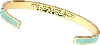 STORYJEWELLERY Friendship Bracelets, Inspirational Bracelets for Women, Friend Bracelet, Matching Bestie Bracelet, Badass Gifts for Women, Friend Jewelry, Friendship Gifts