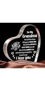 Gifts for Girlfriend, Girlfriend Birthday Gifts Ideas, To My Girl Heart Shaped Acrylic Block, I Love You Presents for Her, Valentines Day Christmas Idea for Her GF Wife