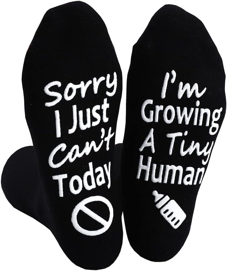 Pregnancy New Mom To Be Gift Growing a Tiny Human Socks Gifts For Pregnant Women Mother's Day