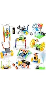 STEM Kits for Kids Crafts 6-8 8-12, Boys Gifts Toys for 6 7 8 Year Old Boy Birthday Gift Ideas, STEM Toys Crafts 6+ 7+ yr, Robotics Science Kits Activities Robot Building Age 8-10 9 10 11 12 13 14