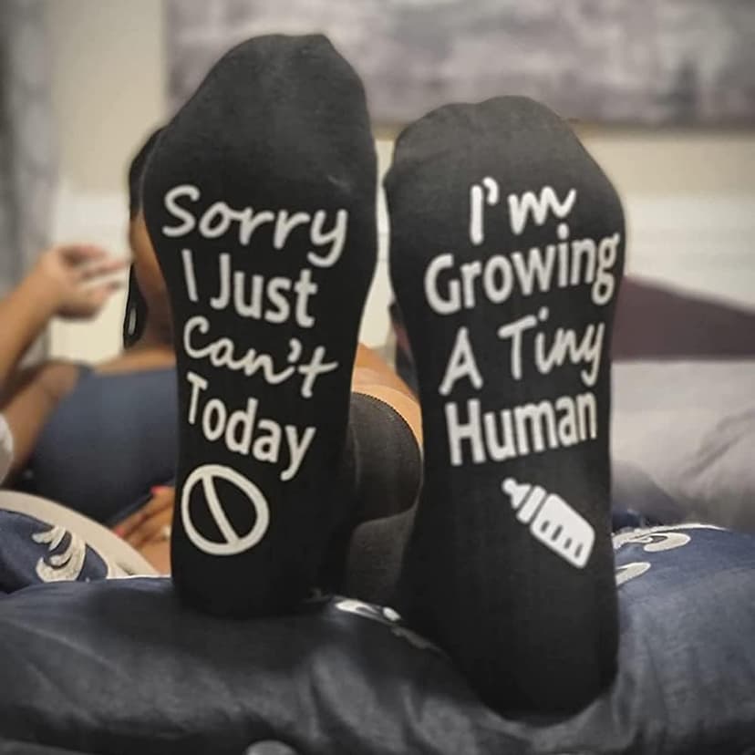 Pregnancy New Mom To Be Gift Growing a Tiny Human Socks Gifts For Pregnant Women Mother's Day