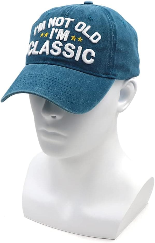 Funny Retirement or Birthday Gifts Hats for Men Women,I'm Not Old Classic Baseball Cap Gag Gifts for Dad Grandpa Old Man