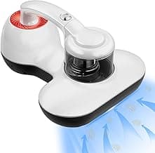 Mattress Vacuum Cleaner, Handheld UV Bed Vacuum Cleaner 16KPa & 12800 Vibrations Per/Min Upgraded Effectively Clean Up Bed, Pillows, Cloth Sofas, Carpets and Ther Fabric Surfaces