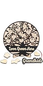 10" Hands Down Best Dad Ever DIY Handprint Kit with Acrylic Paint, Art Craft Family Keepsake Wood Frame Dad Keychain Birthday Father's Day Gift for Daddy, Papa Family Sign with Kids Names HF90-D