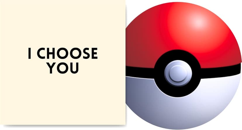 CATCHYOURDREAMS Anniversary card for Husband or Wife (Pokemon Pokeball) | Gift for Him or Her, Boyfriend or Girlfriend | Valentine's Day Card for men and women (Pokeball)