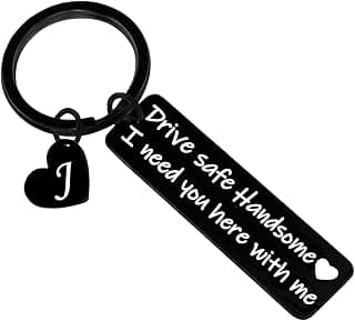 Nimteve Drive Safe Keychain - Handsome Gifts For Him, Dad, Husband, Boyfriend