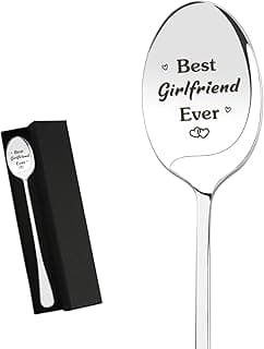 Cool Birthday Gifts for Girlfriends Women, Best Girlfriend Gifts for Gf, Christmas Gift for Girlfriend Romantic, Cute Valentines Day Mothers Day Graduation Spoon Gift for Girlfriends Birthday Unique