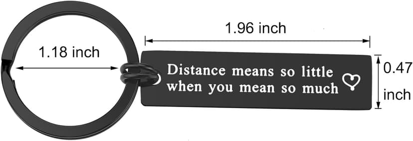 Couple Keychain for Boyfriend Girlfriend Long Distance Relationship Gift Keyring Going Away Gift for Husband Wife Couples Jewelry Brithday Valentines Gift Anniversary Keychain Gift,His and Hers Gift