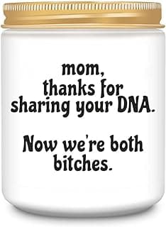 Funny Birthday Gifts for Mom,Mom Gifts from Daughter Son,Unique Mothers Day Thanksgiving Christmas Gift Lavender Scented Candles for Women