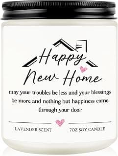 House Warming Gifts New Home Housewarming Gifts for Women Men Friend New Home Gift Ideas Cool New Homeowner Gift House Warming Apartment Party Decor Closing Presents for Home Buyers Scented Candle