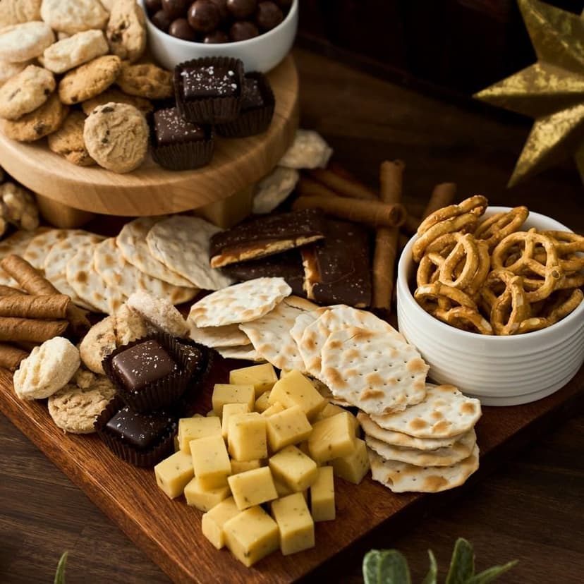 Christmas Basket Gift Deluxe of Holiday Foods by GourmetGiftBaskets.com