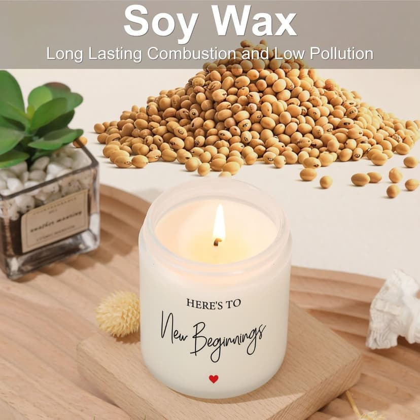 New Beginnings Gifts for Women Going Away Gifts for Coworkers Women Leaving Farewell for Coworkers Moving Away for Friends Divorce Housewarming Scented Candles Lavender