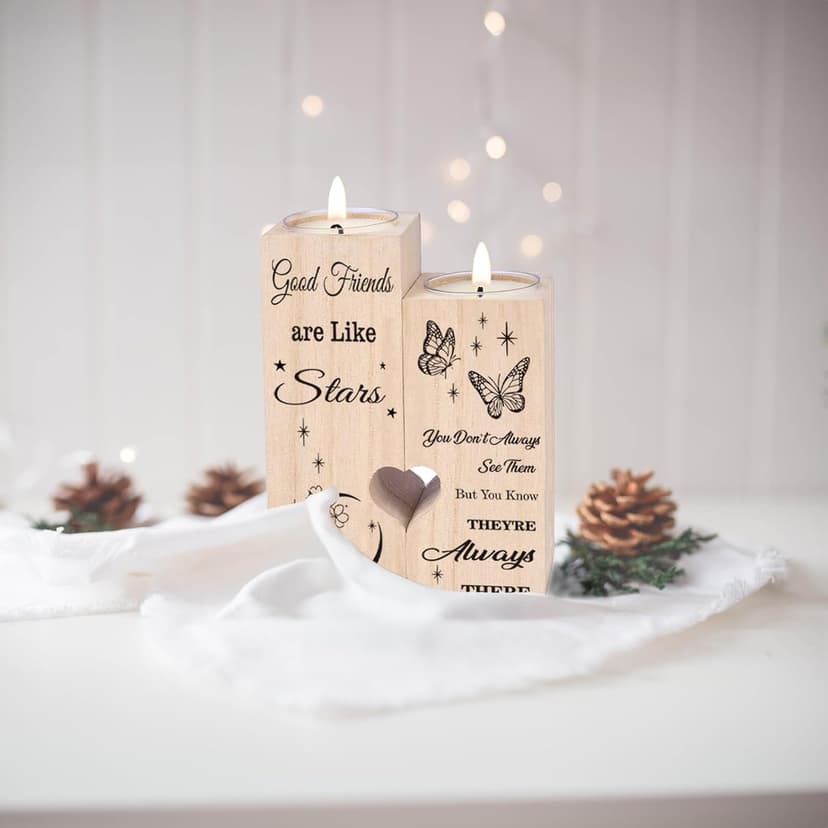 Friendship Gifts for Women, Gifts for Friends Best Friend Birthday Gifts Gifts for Women, Candlestick Creative Gifts