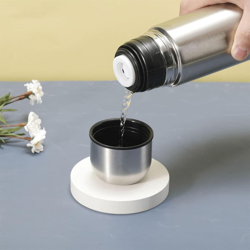 Insulated Thermal Bottle With Cup Stainless Steel Coffee Flask For Hot And Cold Drink,Vacuum Insulated Tumbler Water Bottle,Double Walled Sport Travel Mug (350ml)