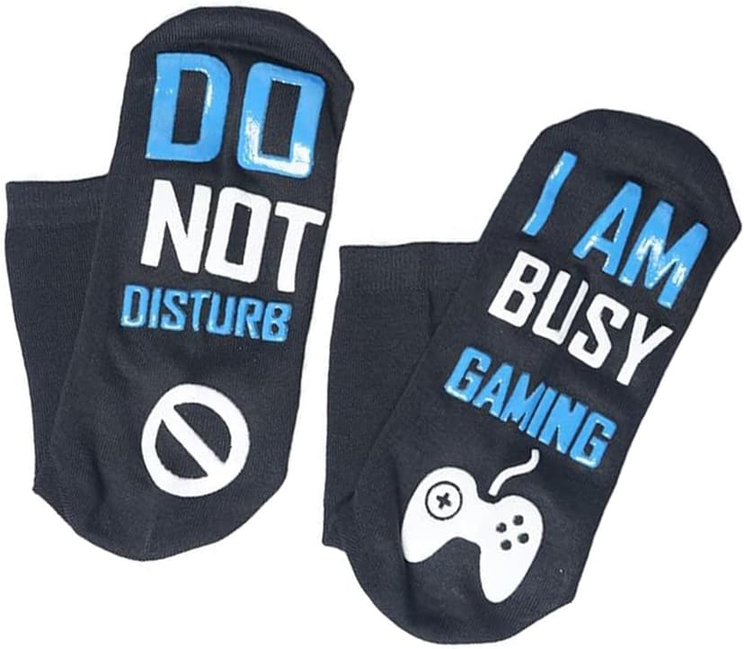 Stocking Stuffers For Men Teens-Christmas Essentials White Elephant Gifts Funny Christmas Stockings Gaming Socks