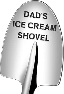 Fathers Day Gifts for Dad - Dads Ice Cream Shovel Spoon - Unique Personalized Funny Gifts for Dad Father in Law Father's Day Birthday Christmas Stocking Stuffers Small Presents from Daughter Son
