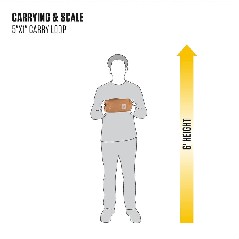 Carhartt Durable Travel Kit, Organize Essentials W/the Water Resistance Free Toiletry Bag