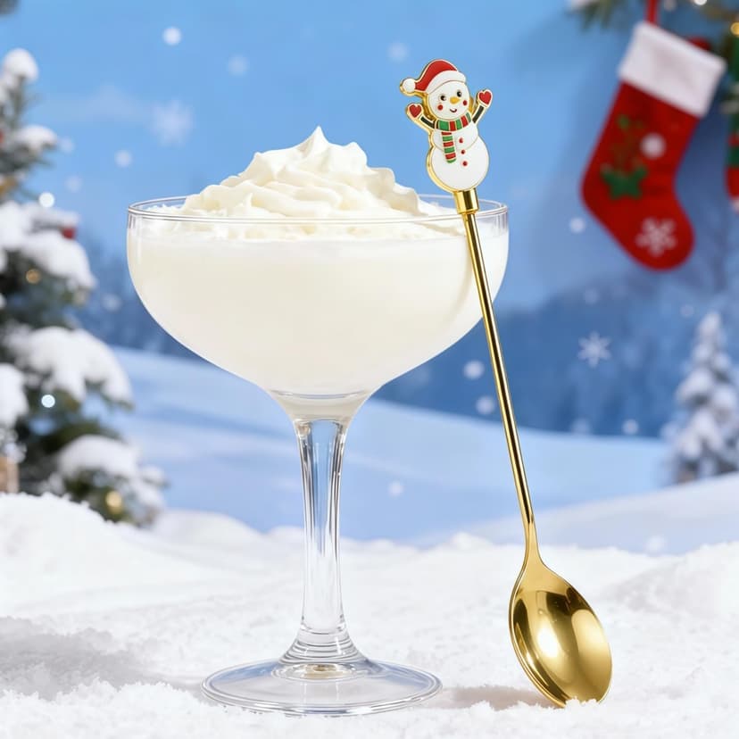 Christmas Teaspoon Gift Set of 4 |Premium 5.6 Inch Stainless Steel Small Spoon | Coffee Spoons for Dessert & Tea | Christmas Decorations Indoor & Kitchen Decor | Hostess Gifts