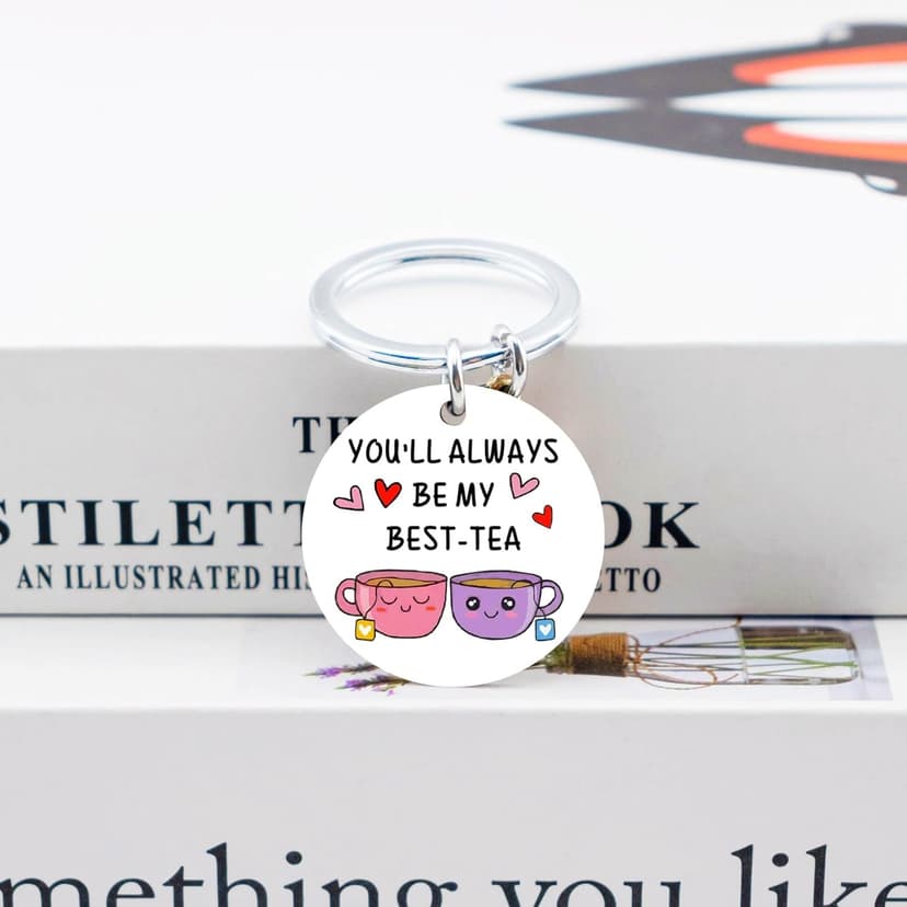 OEHEDOU Bestie Gifts for Women Best Friends - Cute & Funny Keychain Gifts