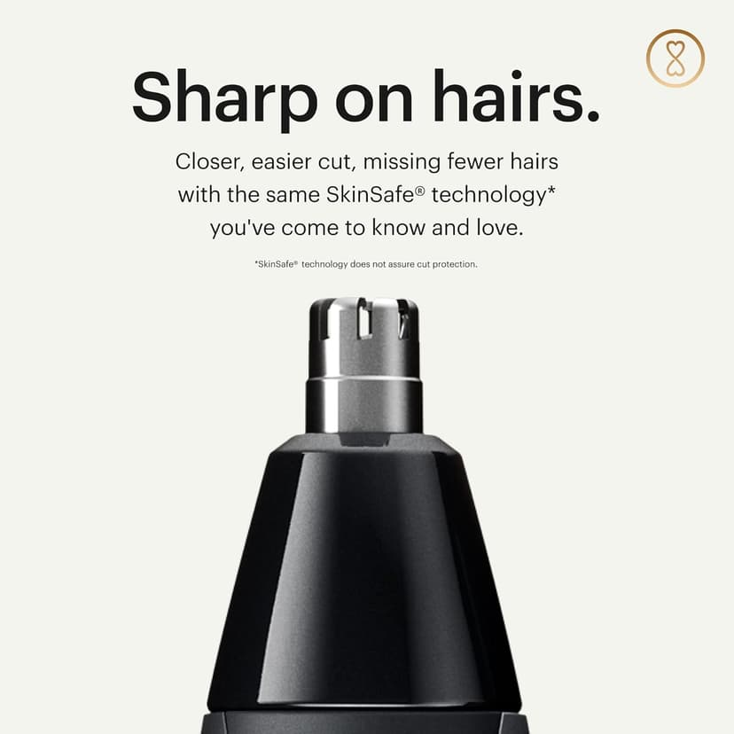 MANSCAPED MANSCAPED® The Weed Whacker® 2.0 Electric Nose & Ear Hair Trimmer – 7,000 RPM Precision Tool with Rechargeable Battery, Wet/Dry, Easy to Clean, Improved Stainless Steel Replaceable Blade