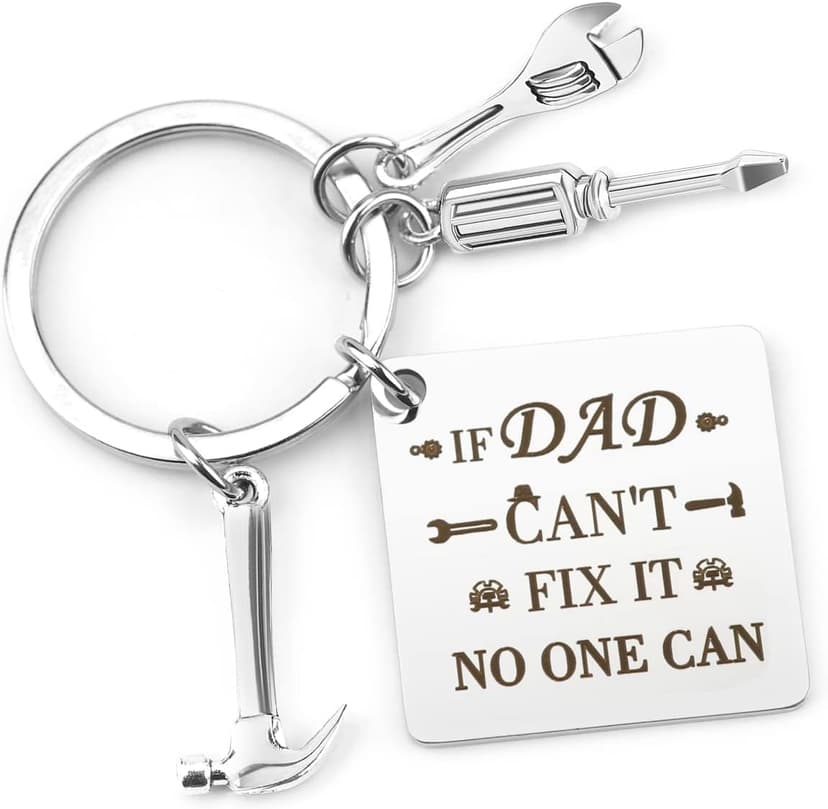 Dad Gifts Father's Day Father Day Christmas Valentines Birthday Thank You Gifts from Daughter Wife Son Kids Romantic Presents Fathers Day Keychain Gift Ideas