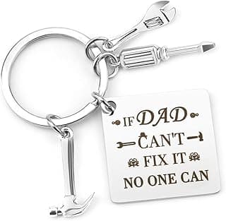 Dad Gifts Father's Day Father Day Christmas Valentines Birthday Thank You Gifts from Daughter Wife Son Kids Romantic Presents Fathers Day Keychain Gift Ideas