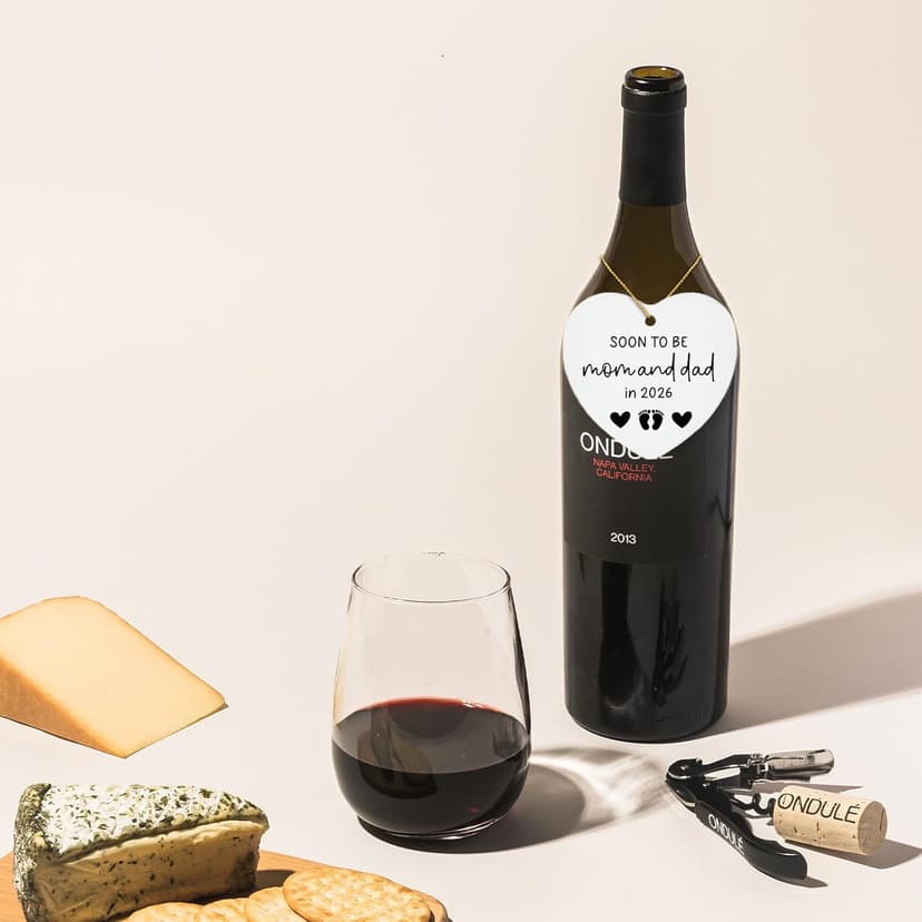 Soon to Be Mom & Dad in 2026 Christmas Tree Decoration Ornament Keepsake Sign Heart Plaque Mom and Dad to Be Gift Pregnancy Gifts for New Parents Expecting Mommy Daddy Gift