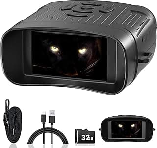 Night Vision Goggles,Night Vision Goggles for Adults Tactical Binoculars - Photo/Video Recording 1984FT Infrared Tech Gadgets Hunting Gifts for Men/Dad/Husband - Cool Tech Gift for Men