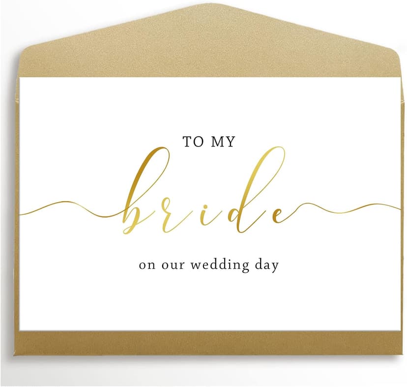 Spercy To My Bride on Our Wedding Day Card, Wedding Card for Bride, to My Wife on Our Wedding Day Card