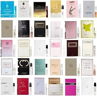 Women’s Perfume Sample Set High End Designer Fragrance Vials Pack Luxury Mini Travel Collection Popular Top Selling Discovery Gift (Random 12 Pcs)