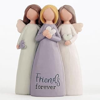 Current Current Three Friends Figurine 4 1/4" Tall, Cast Resin Holiday Table Top Décor
