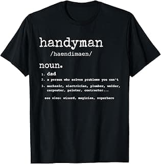 Handyman Definition tee Funny Dad Handyman Father's Day Gift T-Shirt