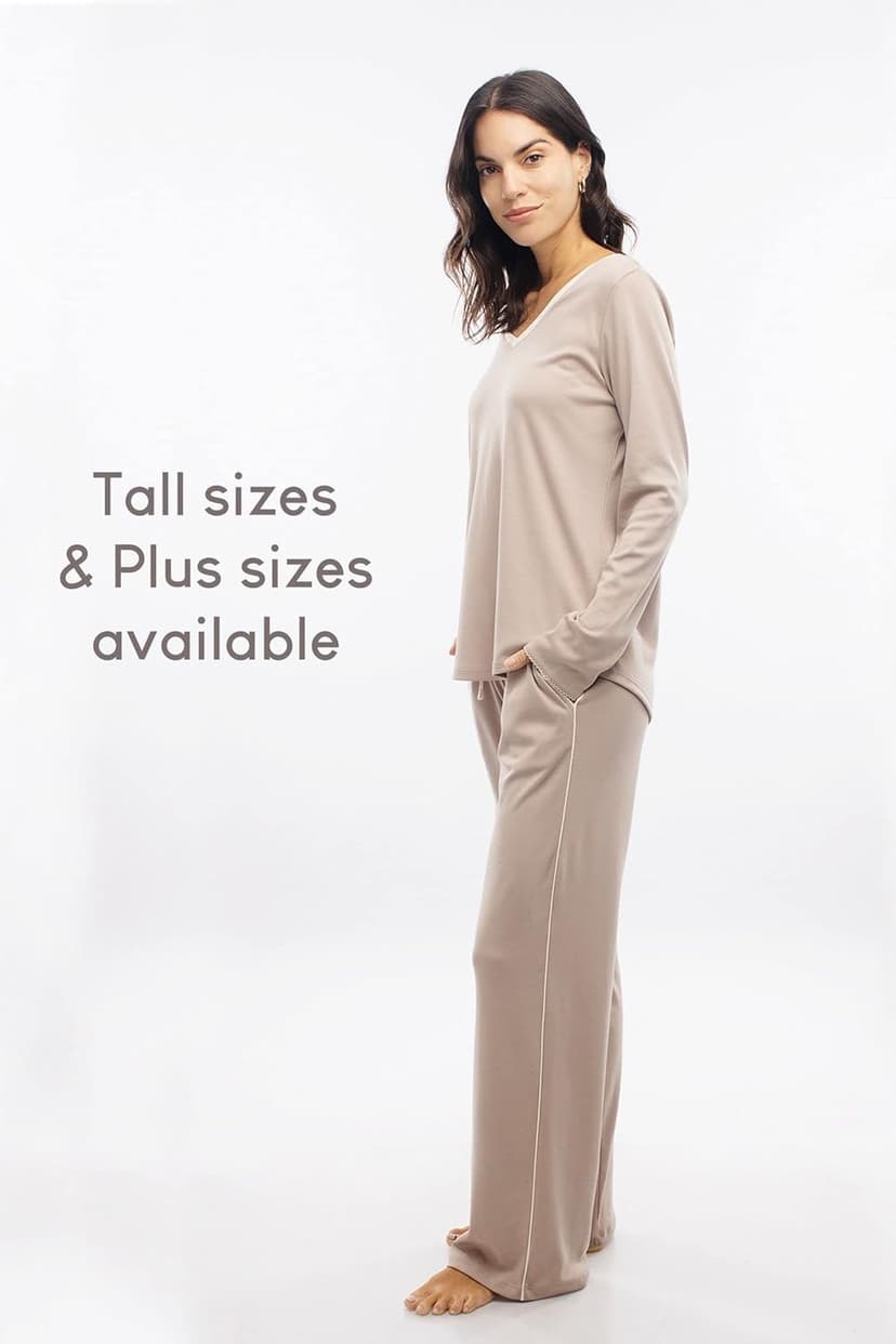 Incredibly Soft Pima Cotton Women's Pajamas Set - The Long Sleeve Set