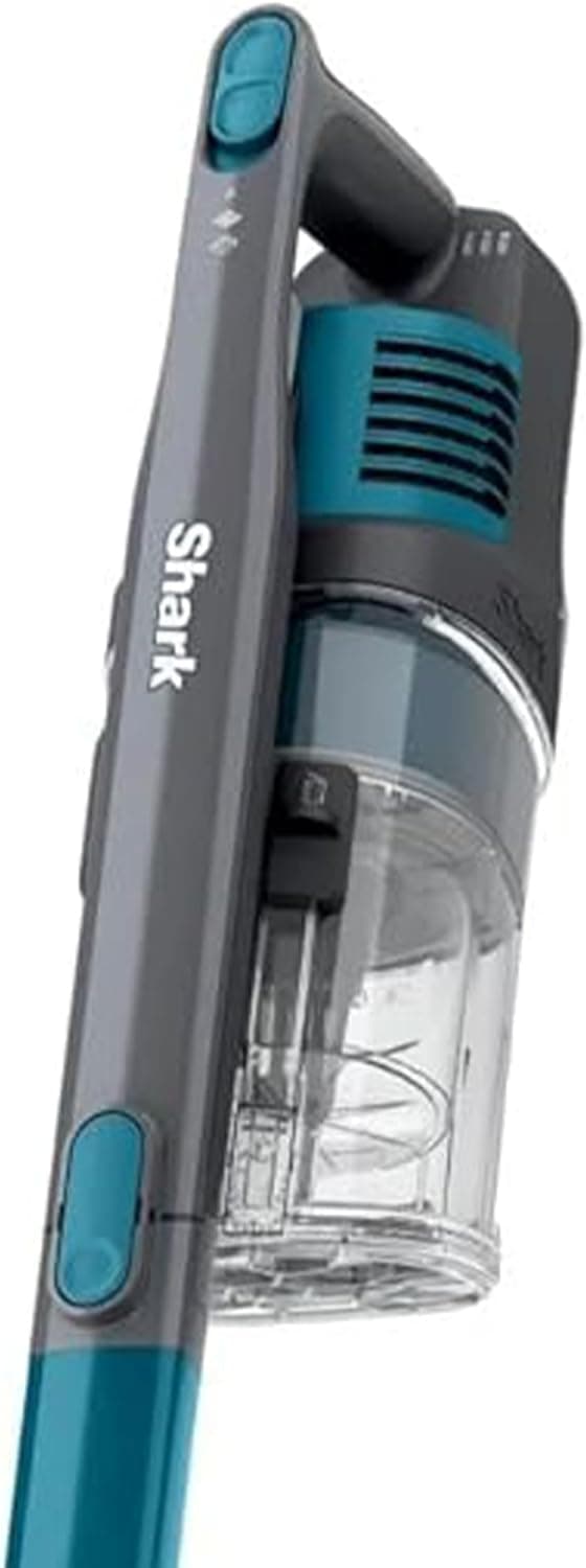 Shark Pet Pro Cordless Lightweight Stick Vacuum Cleaner, Self Cleaning Brushroll, 40 Min Runtime, Removable Handheld, XL Dust Cup, Teal/Grey (Renewed)
