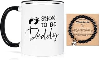 YHRJWN New Dad Gifts, Christmas Gifts for New Daddy, Father to Be Gift, Expectant Dad Gift, Soon to Be Daddy Set