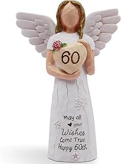 60th Birthday Gifts for Women, Gifts for 60th Birthday Women, Sculpted Hand-Painted Figurine