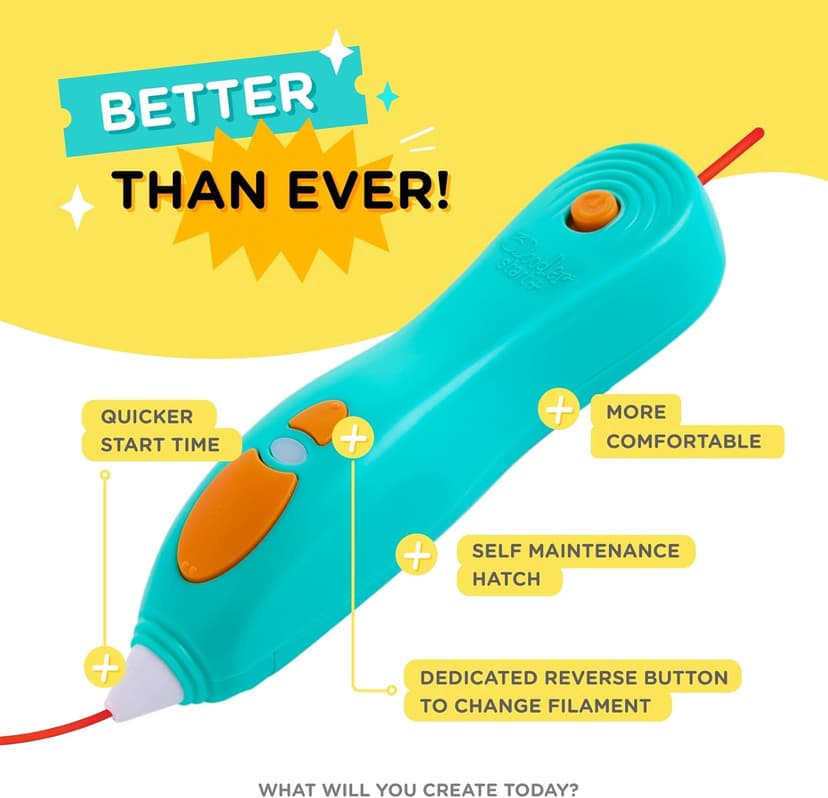 3Doodler Start+ Essentials (2024) 3D Pen Set for Kids, Easy to Use, Learn from Home Art Activity Set, Educational STEM Toy for Boys & Girls Ages 6+