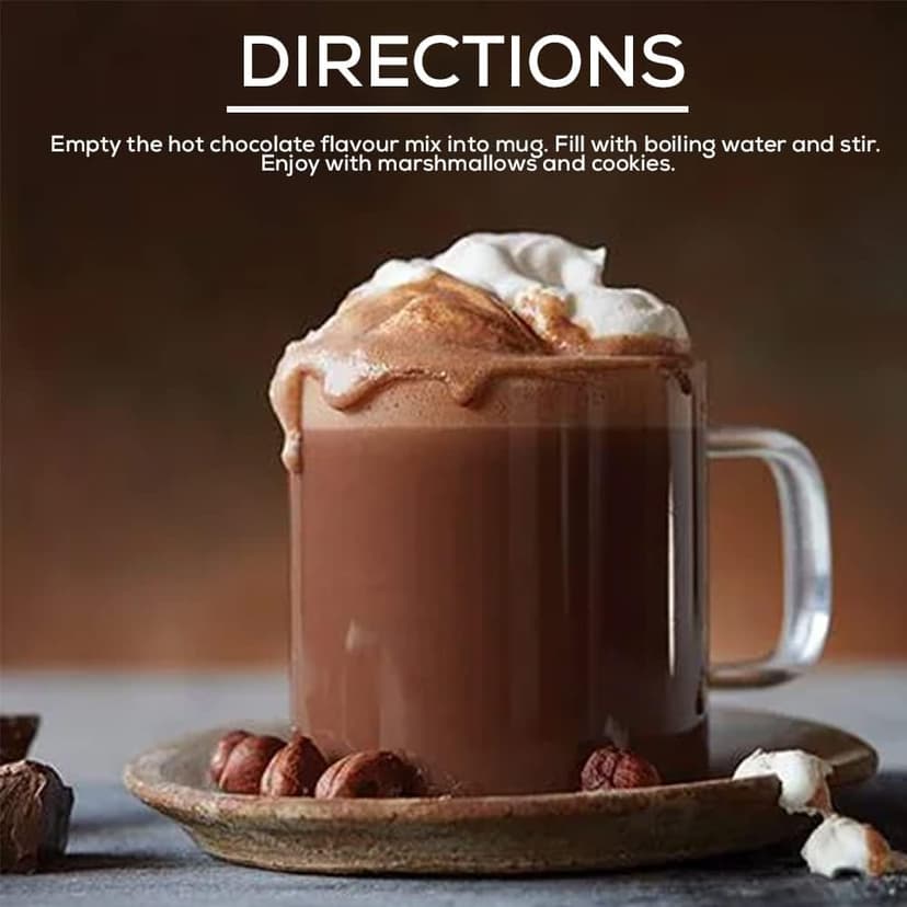 Hot Chocolate Cocoa Gift Set Mini Drinking Chocolate Different Flavors Selection Including Roasted Marshmallow Hazelnuts Gingerbread Luxury Christmas Gifts