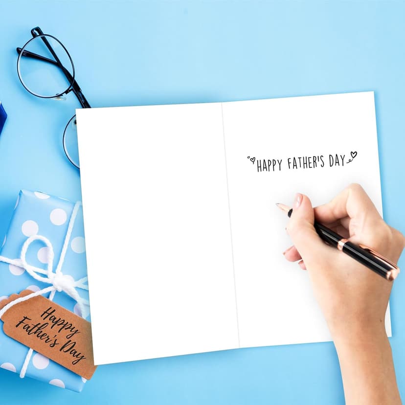 Funny Fathers Day Card for Step Dad,Happy Father's Day Gifts from Step Daughter Son,Bonus Dad Fathers Day Card Gift