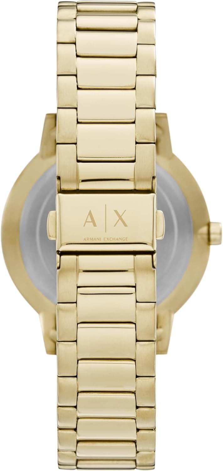 A|X Armani Exchange Men's Watch with Three-Hand Analog Display and Stainless Steel or Leather Band, Watch for Men