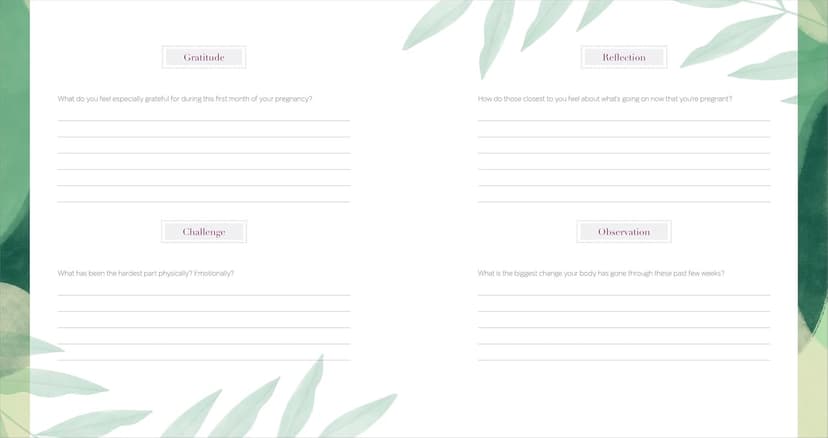 The First-Time Mom's Pregnancy Journal: Monthly Checklists, Activities, & Journal Prompts