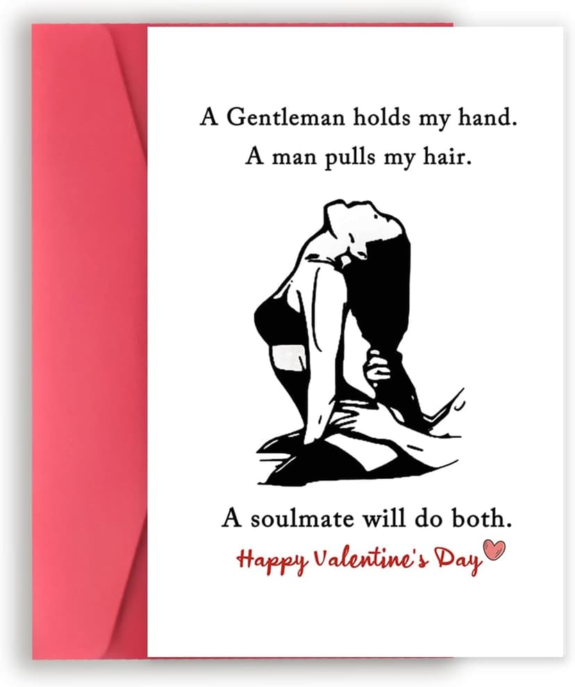 Valentines Day Card Gifts for Him Men, Happy Valentine's Day Gifts for Husband Boyfriend Fiance form Wife Girlfriend Fiancee, Mens Valentines Gifts Ideas, Vday Card