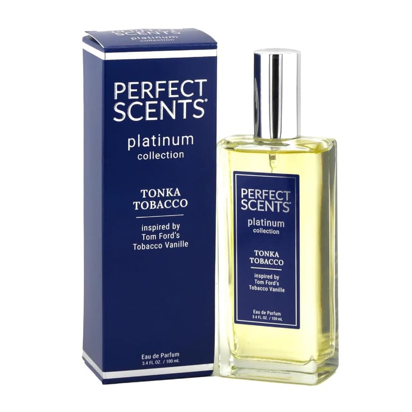 Perfect Scents Fragrances | Inspired by Tom Ford’s Tobacco Vanille | Platinum Collection | Tonka Tobacco | Unisex Eau de Parfum | Paraben & Phthalate Free | Never Tested on Animals | 3.4 Fl Oz