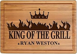 GIFTS TO ENGRAVE Personalized Grilling Gifts for Men - Custom Fathers Day Present for Dad - BBQ Cutting Board Perfact Grill Master Gifts for Him, Dad, Father in Law, Husband 2025