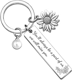 Going Away Gifts for Coworkers Women Friendship Keychain Friend Moving Away Gifts for Friends We Will Miss You Decorations Goodbye Things