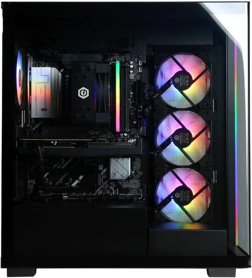 CyberPowerPC Gamer Master Gaming PC, AMD Ryzen 7 8700F 4.1GHz, GeForce RTX 5060 Ti 8GB, 16GB DDR5, 1TB PCIe 4.0 SSD, WiFi Ready & Windows 11 Home (GMA2900A2)