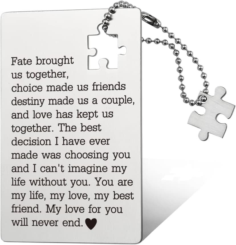 llxxeyopqdxz Husband Birthday Card From Wife, Wallet Insert Card, Anniversary Valentine Gifts for Men or Women, Love Gift for Him, Her, Boyfriend, Girlfriend, Birthday Gifts for Wife Husband