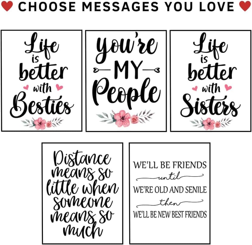 Gossby Gossby Personalized Best Friend Coffee Mug - Custom Gift for Female Best Friend with Design, Name - Christmas, Birthday, Friendship Besties Gift for Women - You're My People - 3 BFFs